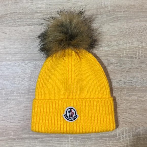 moncler yellow hat